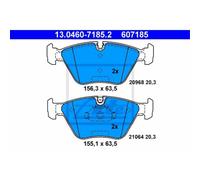ATE Pastiglie Freno 13.0460-7185.2 Ceppi Freno per BMW 3er Coupé E46