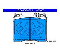 ATE Pastiglie Freno 13.0460-9033.2 Ceppi Freno per MERCEDES-BENZ CLASSE S W140