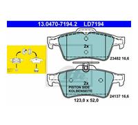 ATE Pastiglie Freno 13.0470-7194.2 Ceppi Freno per Opel Vectra C Caravan