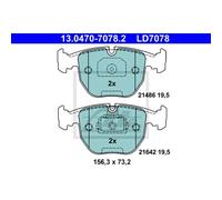 ATE Pastiglie Freno Anteriore per BMW 5er E39 520i 525i X5 E53 3.0d