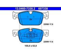 ATE Pastiglie Freno Bremsbelegsatz Frontale Adatto A per Volvo V90 II