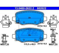 ATE Pastiglie Freno Bremsbelegsatz Posteriore Adatto A per Jeep Cherokee
