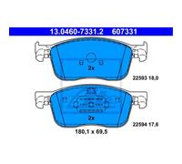 ATE Pastiglie Frontale per Citroën Spacetourer Jumpy Peugeot Traveller Expert