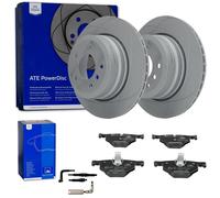 ATE Powerdisc Dischi Freno 320mm + Pastiglie Posteriore Adatto A per BMW 5er E60