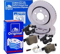 ATE Powerdisc Dischi Freno + Pastiglie Anteriori per Mercedes Un / Classe B W169