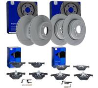 ATE Powerdisc Dischi+Pastiglie Anteriore+Posteriore Adatto A per BMW 5er E60