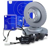 ATE Set di freni asse anteriore incl. dischi freno anteriori ¯ 330 mm ventilati e pastiglie freno anteriori + contatto di usura Compatibile con BMW Serie 1, Serie 1 Cabrio (E88), Serie 3