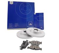 ATE Set Dischi Freno + Pastiglie Posteriore per Audi A4 8EC B7 8E2