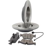 ATE Set Dischi Freno Posteriore Pieno + Pastiglie Freno per Mini R56 R57 R55