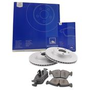 ATE Set Freni Pastiglie + Dischi Anteriori Ventilati per Opel Corsa D