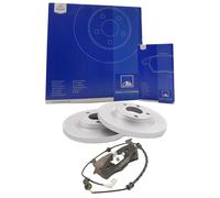ATE Set Pastiglie Freno + Dischi Freno Pieno Frontale per Citroën Berlingo