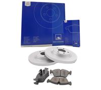 ATE Set Pastiglie Freno + Dischi Pieno Posteriore per Audi A4 Seat Exeo Pezzi