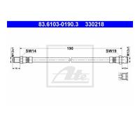 ATE Tubo Freno 83.6103-0190.3