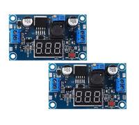 ATEC - 2x DC/DC Modulo Step Down IN:4-35V-OUT:1,25-30V con Display Led (LM2596)