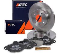 ATEC Germania Set freni asse anteriore incl dischi freno Ø 240 mm ventilati + pastiglie freno anteriori Compatibile con FIAT PANDA (169_), PUNTO (176_) (188_), SEICENTO / 600 (187_), LANCIA Y (840_)