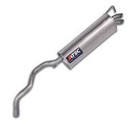 ATEC Germany 1x Silenziatore posteriore | Compatibile con: AUDI A3, SEAT LEON, VW GOLF IV, GOLF IV Van, NEW BEETLE, NEW BEETLE Cabriolet