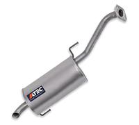 ATEC Germany 1x Silenziatore posteriore Compatibile con NISSAN MICRA III (K12), NOTE (E11, NE11)