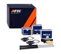 ATEC Germany 2x ammortizzatore a gas a doppia camera d'aria con cuscinetto