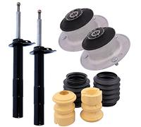 ATEC Germany 2x ammortizzatore a pressione di gas anteriore a doppio tubo, incluso cuscinetto del puntone e set di protezione dalla polvere, compatibile con BMW Serie 5 (E39), 5 Touring (E39)