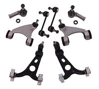 ATEC Germany 2x braccio di controllo assale anteriore superiore, 2x braccio di controllo assale anteriore inferiore, 2x asta di accoppiamento, 2x estremità del tirante Compatibile con ALFA ROMEO, GT