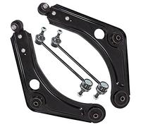 ATEC Germany 2x braccio di controllo asse anteriore destro e sinistro con boccole e giunto sferico, 2x asta di accoppiamento anteriore Compatibile con FORD ESCORT Mk5, ESCORT Mk6, ORION III (GAL)