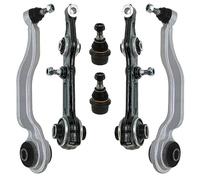 ATEC Germany 2x braccio di controllo asse anteriore inferiore anteriore, 2x braccio di controllo asse anteriore inferiore posteriore, 2x giunto sferico inferiore esterno Compatibile con MERCEDES
