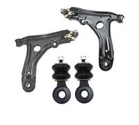 ATEC Germany 2x braccio di controllo asse anteriore sinistro e destro con boccole e giunto sferico, 2x asta di accoppiamento anteriore Compatibile con VW VENTO (1H2), GOLF 3 + 4