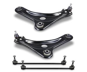 ATEC Germany 2x braccio di controllo con snodo sferico anteriore, 2x barra | Compatibile con: CITROËN C3 II, C3 III, C3 III Van, C4 CACTUS, DS3, DS3 Cabriolet, DS 3, 3 Cabriolet, PEUGEOT 2008 I, 208 I