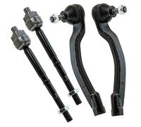 ATEC Germany 2x tirante anteriore sinistro e destro, 2x estremità del tirante anteriore sinistro e destro Compatibile con RENAULT SCÉNIC II (JM0/1_), MEGANE II (BM0/1_, CM0/1_) (EM0/1_) (KM0/1_) (LM0/