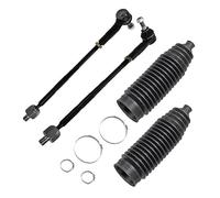 ATEC Germany 2x tiranti incl. estremità dei tiranti anteriori destra e sinistra, 1x set di cuffie per lo sterzo Compatibile con AUDI A3 (8L1), SEAT LEON (1M1), TOLEDO, SKODA OCTAVIA 1, VW BORA, GOLF 4