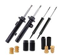 ATEC Germany 4x ammortizzatore a gas a pressione anteriore e posteriore, incluso il supporto del puntone e il set di protezione dalla polvere, compatibile con BMW Serie 3 (E90, E91, E92, E93)