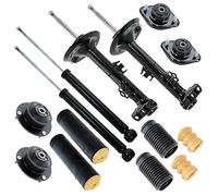 ATEC Germany 4x ammortizzatore a gas a pressione anteriore e posteriore, incluso il supporto del puntone e il set di protezione dalla polvere, compatibile con BMW Serie 3 (E36)