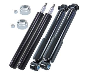 ATEC Germany 4x ammortizzatore a pressione d'olio anteriore e posteriore, in uscinetto del puntone e kit di protezione dalla polvere, compatibile con CITROËN AX (ZA-_), SAXO, PEUGEOT 106 (1A, 1C)