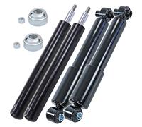 ATEC Germany 4x ammortizzatore a pressione d'olio anteriore e posteriore, incl. cuscinetto del puntone e kit di protezione dalla polvere, compatibile con CITROËN AX (ZA-_), SAXO, PEUGEOT 106 (1A, 1C)