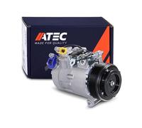 ATEC Germany Compressore aria condizionata per DENSO 7SBU17C, compatibile con BMW Serie 5 (F10), 5 Gran Turismo (F07), 5 Touring (F11), 7 (F01, F02, F03, F04), X5 (E70), X6 (E71, E72)