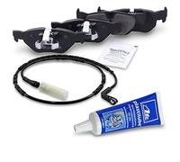 ATEC Germany Set di pastiglie freno asse posteriore incl. contatto di segnalazione usura, pastiglie freno posteriore con contatto di segnalazione usura, 4 pezzi