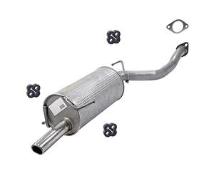 ATEC Germany Set di silenziatori di scarico 1x Silenziatore posteriore, con