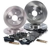ATEC Germany Set freni incl. dischi anteriori Ø 258 mm ventilati + posteriori Ø 253 mm pieni + pastiglie freno Compatibile con FORD FOCUS Mk1 (DAW, DBW) (DNW) (DFW)