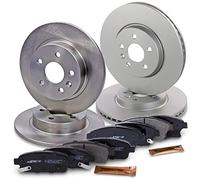 ATEC Germany Set freni incl. dischi anteriori Ø 300 mm ventilati + posteriori Ø 268 mm pieni + pastiglie freno Compatibile con CHEVROLET TRAX, OPEL MOKKA/MOKKA X (J13)