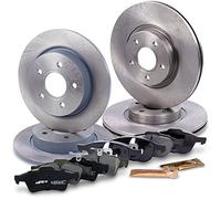 ATEC Germany Set freni incl. dischi anteriori Ø 300 mm ventilati + posteriori Ø 271 mm pieni + pastiglie freno Compatibile con FORD FOCUS Mk3,FOCUS Mk3 notchback,FOCUS Mk3 Turnier