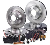 ATEC Germany Set freni in ischi anteriori Ø 330 mm ventilati + | Compatibile con: PORSCHE CAYENNE, VW TOUAREG