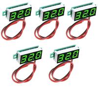 ATEC - Mini Voltmetro Digitale con Display LED 0.36" DC 2.7-30 (5 x 0.36" Verde)