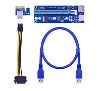 ATEC - Riser PCI-E/PCI Express "Ver006C" x1 to x16 scheda USB 3.0 x Schede Grafiche GPU, Mining, Crypto - (1 x Riser Ver006C)