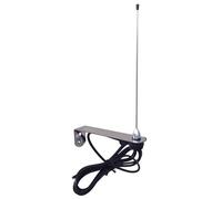 Atecnica Antenna esterna universale per automatismo cancello 306 433 868 Mhz, supporto in acciaio inox