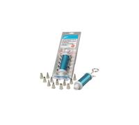 Ateco #556 Juego de decoraci n de pasteles de 13 piezas, 12 boquillas con herramienta de decoraci n tipo mbolo