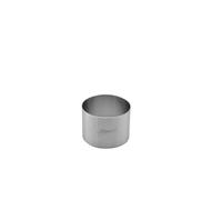 Ateco Round Cake Ring and Dessert Mold Baking Supply 2375 x 175Inches High Silver