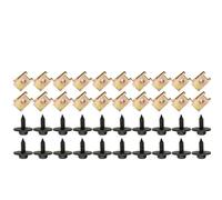 ATEECO Viti per Auto per BMW Z3 E36 E85 E86 E89 R52 40xU Dado Vite di Fissaggio Sottocodone Lamiera Clip di Fissaggio Protezione Motore Rondelle Auto Corpo Parafango Paraurti Viti (Color : 40pcs)