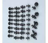 ATEECO Viti per Auto per GMC per Ford 40 Pz Auto Rivetto in Plastica Paraurti Parafango Fermo di Fissaggio Paraspruzzi Spingere Clip