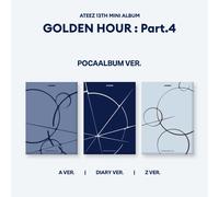 Ateez - 13° mini album Golden Hour Part. SET 4 Pocaalbum 3 versioni
