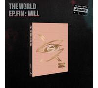 ATEEZ 2° album THE WORLD EP.FIN WILL A Ver. CD + P. libro + carta 2p + adesiv...